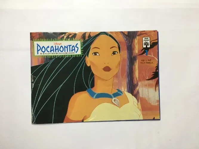 Pocahontas Pra Brincar Edição Especial Atividades Disney Editora Abril Promo Nestlé 1995