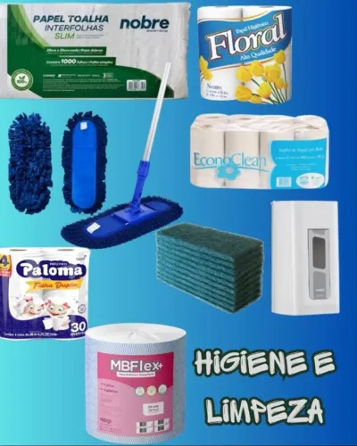 produtos de hegiene e limpeza