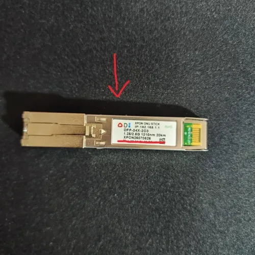 Módulo Xpon Onu Stick Sfp Apc Odi Dfp-34x-2c3 Novo
