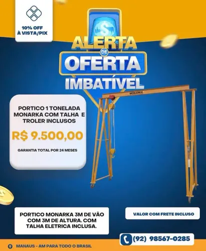 Pórtico móvel 3t