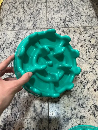 Comedouro lento para cães - 18 cm diâmetro 