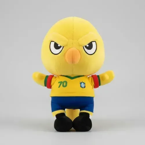 Pelúcia Canarinho Ifood Seleção Brasileira 1970