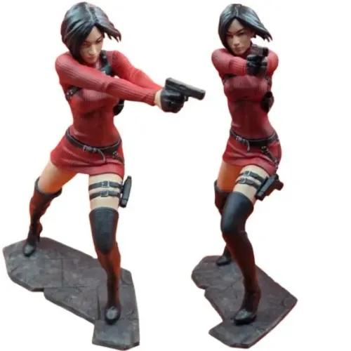 Action Figure Ada Wong - Resident Evil 18 cm Impressão 3D em Resina