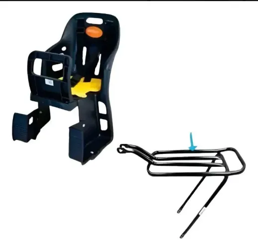 Vendo um kit de cadeira de bicicleta atrás de criança
