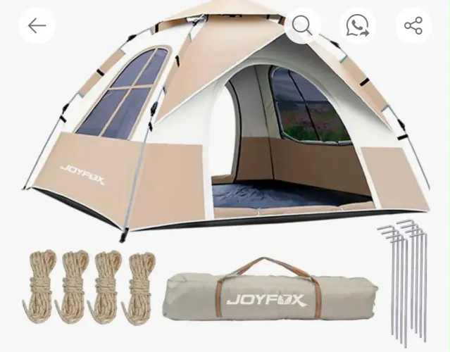 Barraca de camping 4 pessoas