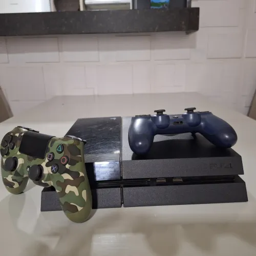 Playstation 4 - Fat 500gb Black Piano