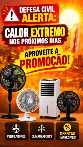 Promoção !! Só R$ 299 .. Climatizador Turbo Evaporativo 8 litros Novo!