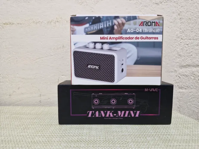 Pedaleira Tank mini + Mini amp aroma