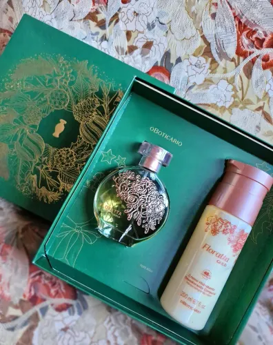 Kit Presente Floratta Gold - O Boticário Perfume 75ml e creme 200ml