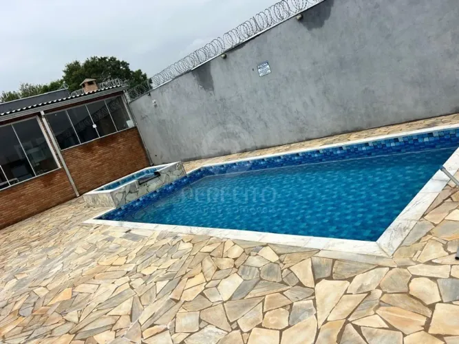 CASA | CHÁCARA | ESPAÇO PARA EVENTOS COM 2 DORMITÓRIOS PISCINA EM TERRENO DE 435M² NO PQ. 