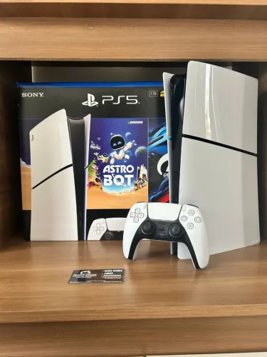 Playstation 5 Slim Memória 1TB Zerado!! (Aceito Cartão)