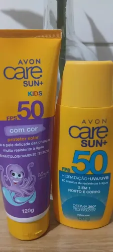 Protetor solar infantil e adulto