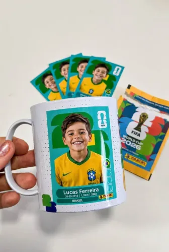 Caneca Personalizada Figurinhas da Copa