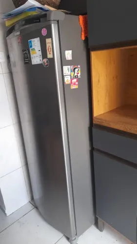 Geladeira inox consul