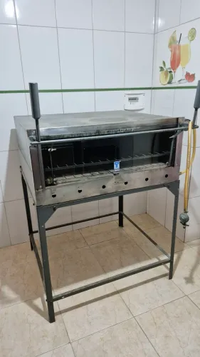 Forno de pizza industrial à gás