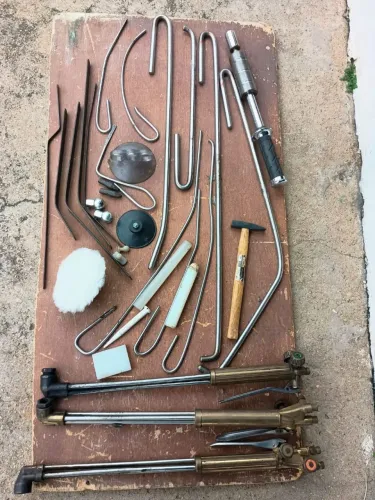 Ferramentas para martelinho de ouro
