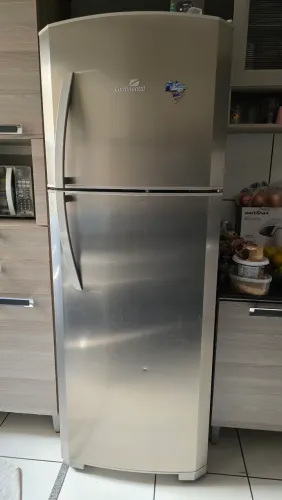 Geladeira Continental Frost Free Inox 445L