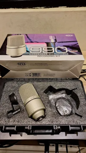 Microfone Condensador MXL 990 ainda com caixa (3 meses de uso)