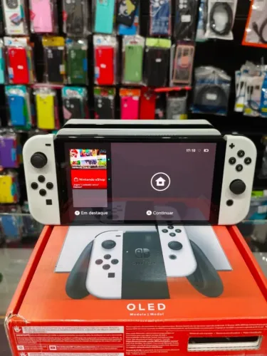 Nintendo Switch Oled Branco Usado