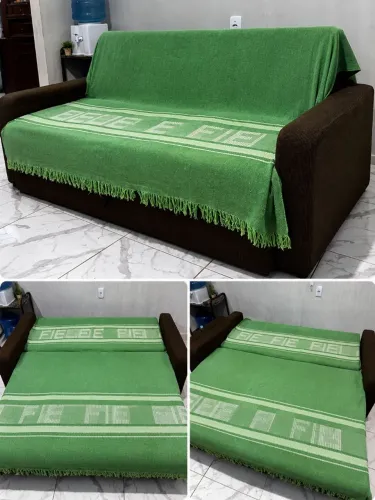 Sofá-cama Casal Marrom - Confortável e Funcional