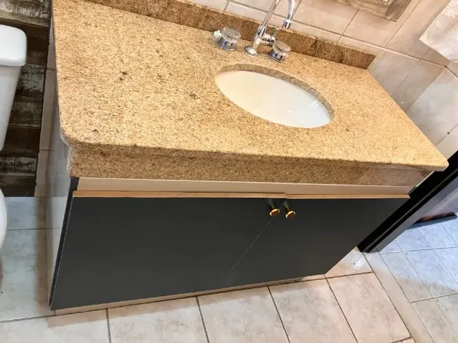  Pia Granito --- 1,20mt compr. X 56cm profundidade ----  ''Brinde armário''