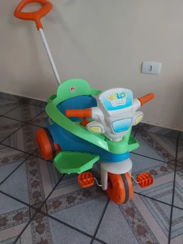 Triciclo/velotrol - Velobaby Passeio com Pedal Bandeirante