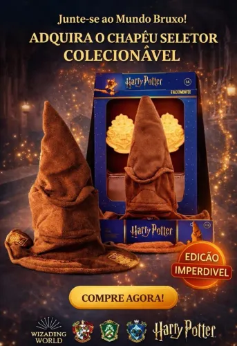 Chapéu Seletor Harry Potter 