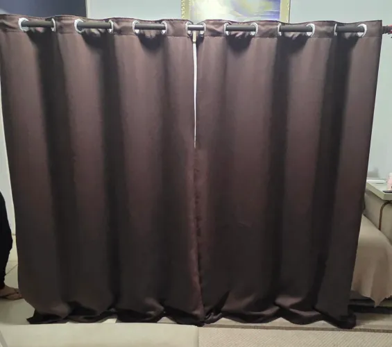 Cortina Blackout em Tecido + Varão