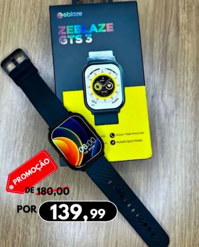 SmartWhath (Relógio Digital) Zeblaze Btalk Plus Preto ou Rosa