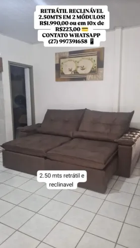 Retrátil Reclinável (2.50mts) à partir de R$1.990,00 Paga na entrega! Tel *