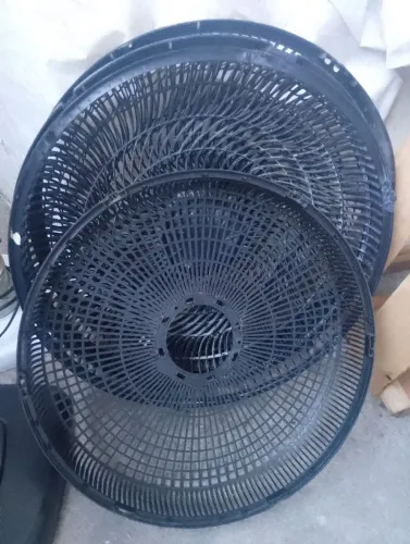 Tela frontal e traseira ventilador