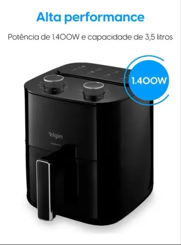 Fritadeira Air Fryer Elgin 3,5l 1400w