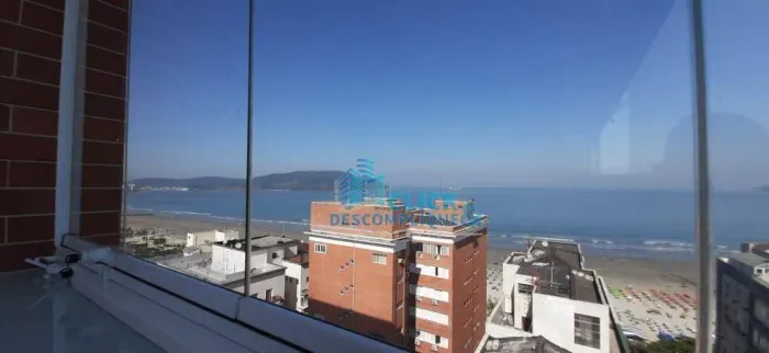 APARTAMENTO STUDIO - ANDAR ALTO - VISTA MAR - LAZER - LOCAÇÃO - BOQUEIRÃO - SANTOS/SP (AP3