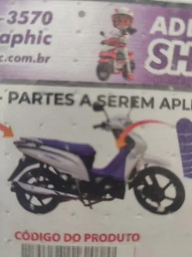 Adesivo protetor Shineray Jet 50