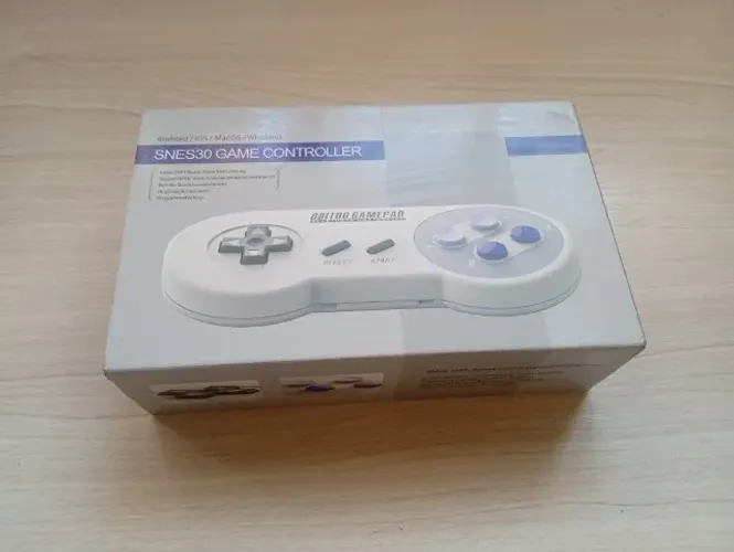 Controle SN30 anniversary edition com retro receiver 8bitdo ORIGINAL Raro