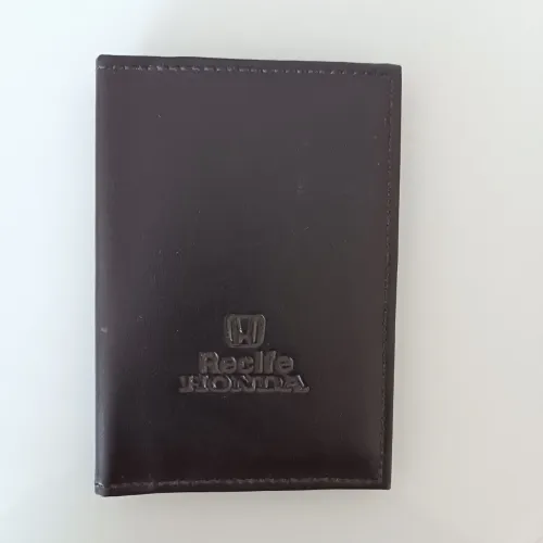 Porta documentos em couro original da Honda