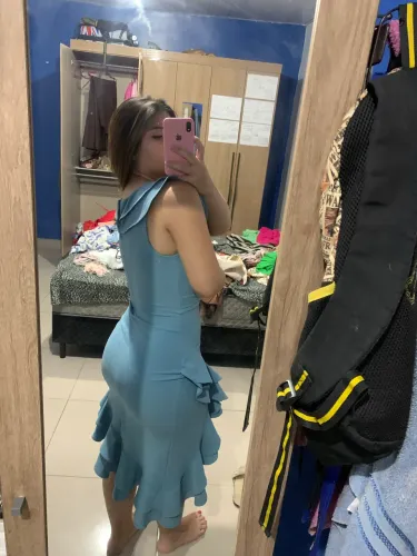 Vestido festa colado