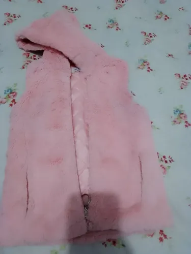 Colete menina rosa tamanho 6