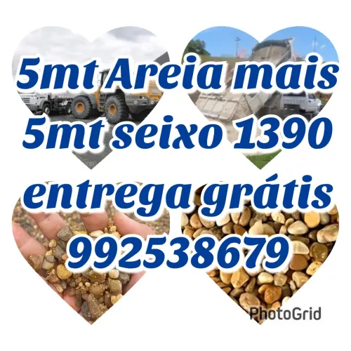 Areia seixo 