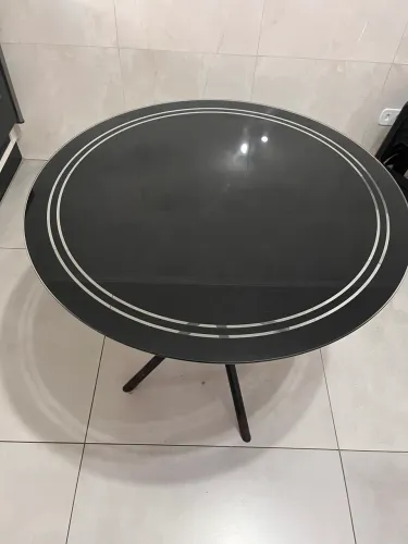 Mesa vidro Redonda