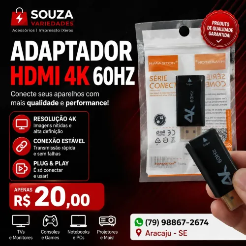 Adaptador displayport para HDMI