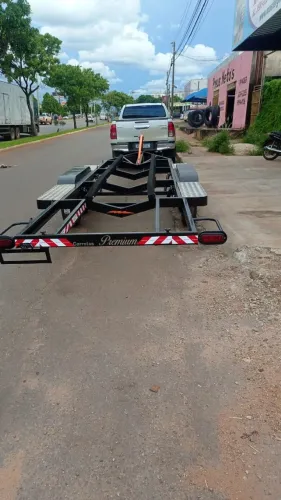 Carretinha pra lancha canoa etc, pra até 2500kg trucada, personalizada Aparti de $10,900 