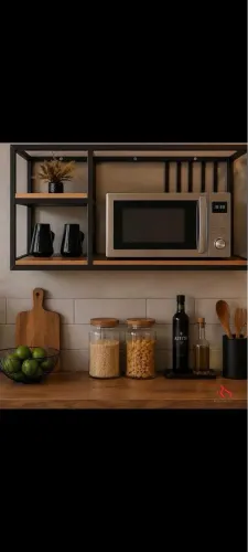 Prateleira industrial para cozinha