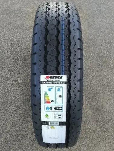 Pneu 225/75R16 C XBRI Cargo Plus W1 118/116R Pneu Lonado ( Pneu Iveco, Pneu Sprinter, Dail