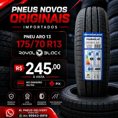 Pneu Importado Royal Black 175/70 R13