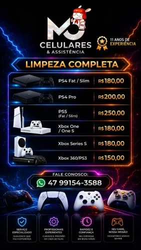 Assistência Técnica Vídeo Games