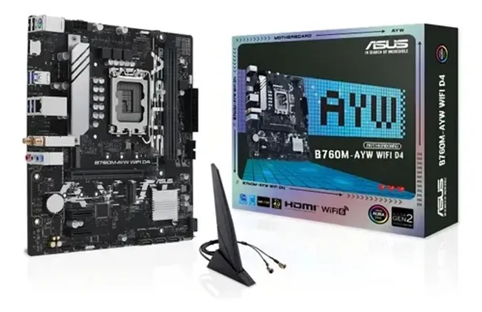 Placa Mãe Asus B760M-AYW WIFI D4