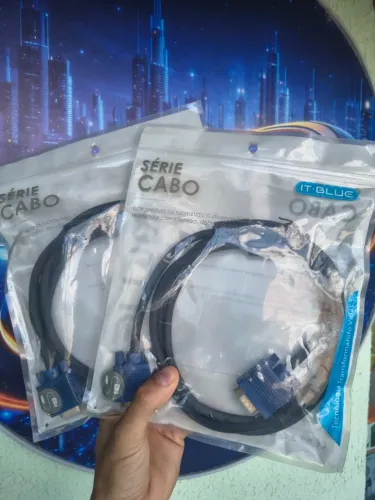 Cabo Vga Filtro 1,5m Pc Monitor Notebook Alta Resolução