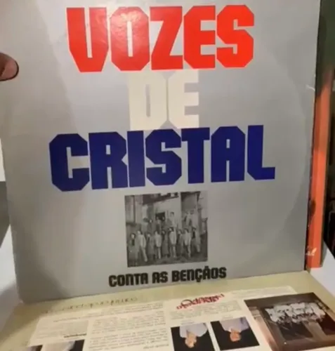Lote com 80 LPs gospel 