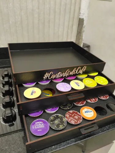 Porta cápsulas de café p/ 48 capsulas